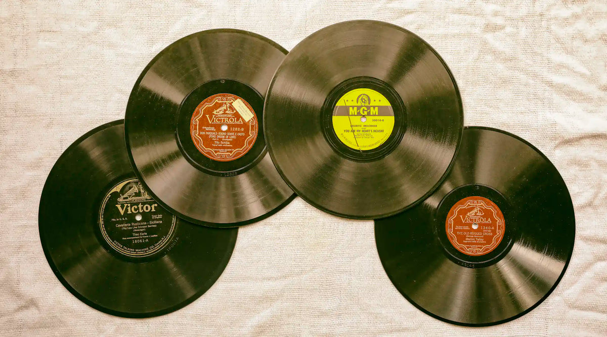De meest voorkomende formaten van vinyl platen