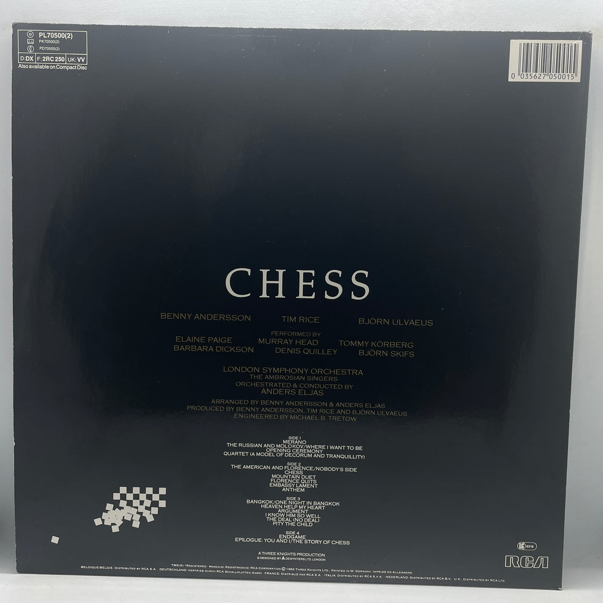 Benny Andersson; Tim Rice; Björn Ulvaeus - Chess
