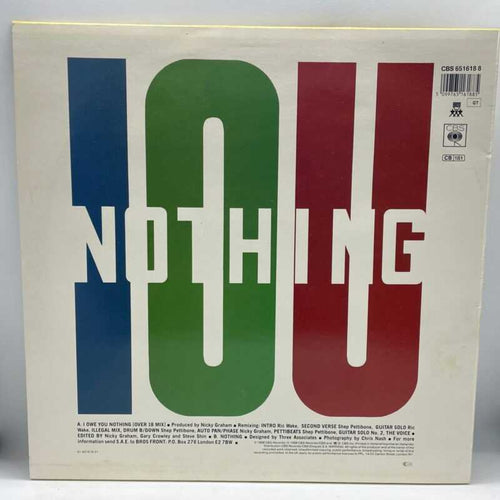 Bros - I Owe You Nothing (Over 18 Mix)