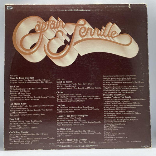 Captain And Tennille - Come In From The Rain