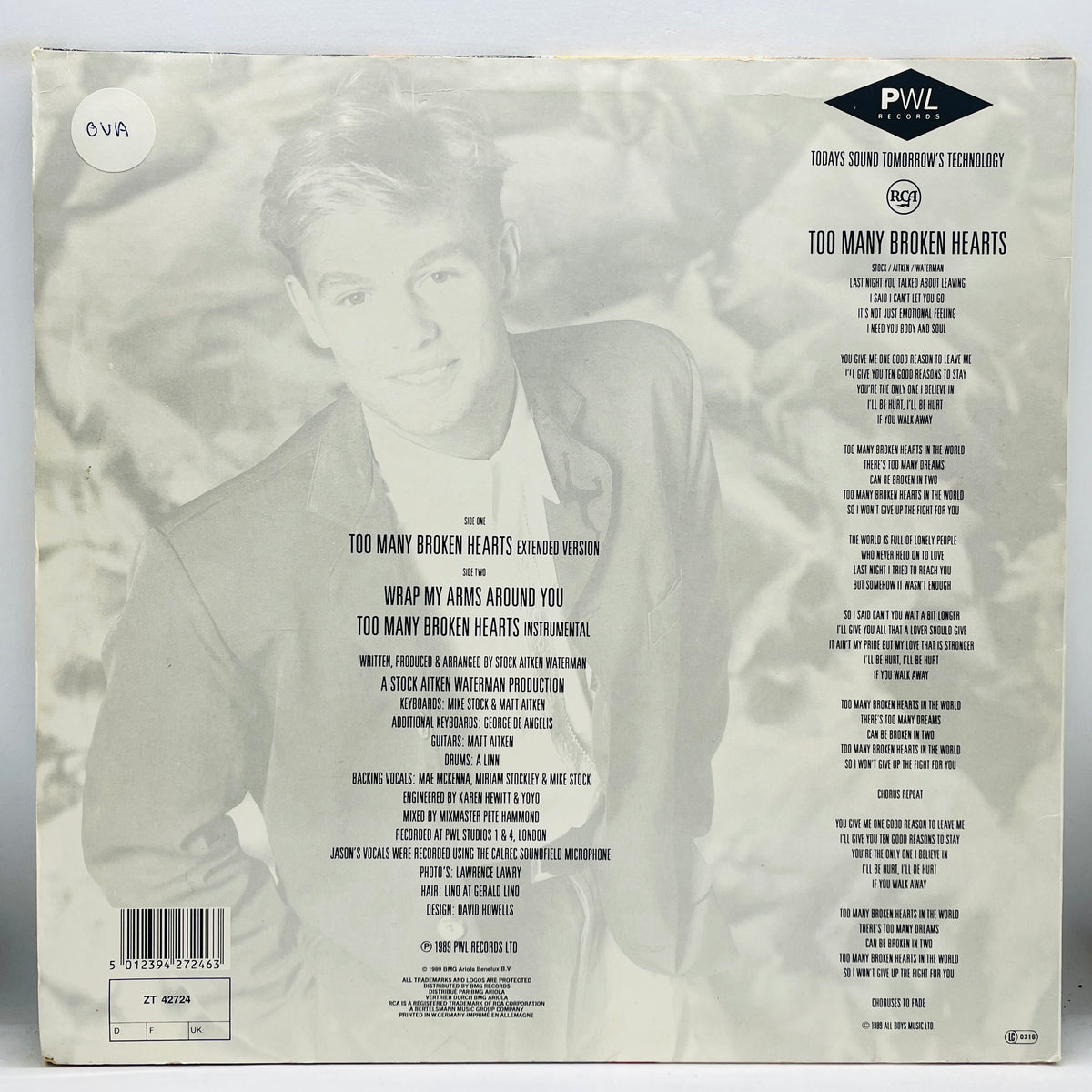 Jason Donovan - Too Many Broken Hearts