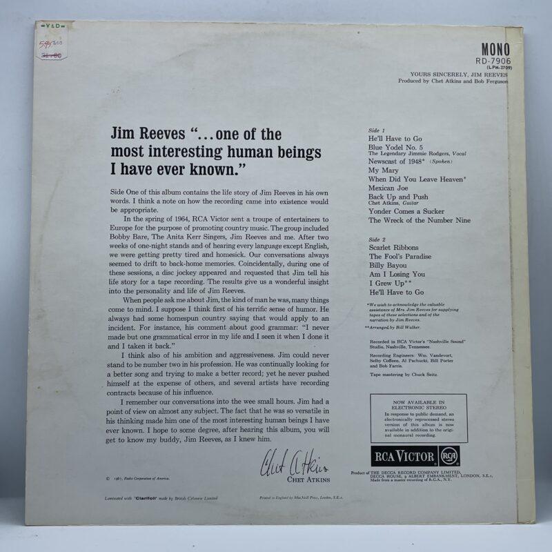 Jim Reeves - Yours Sincerely
