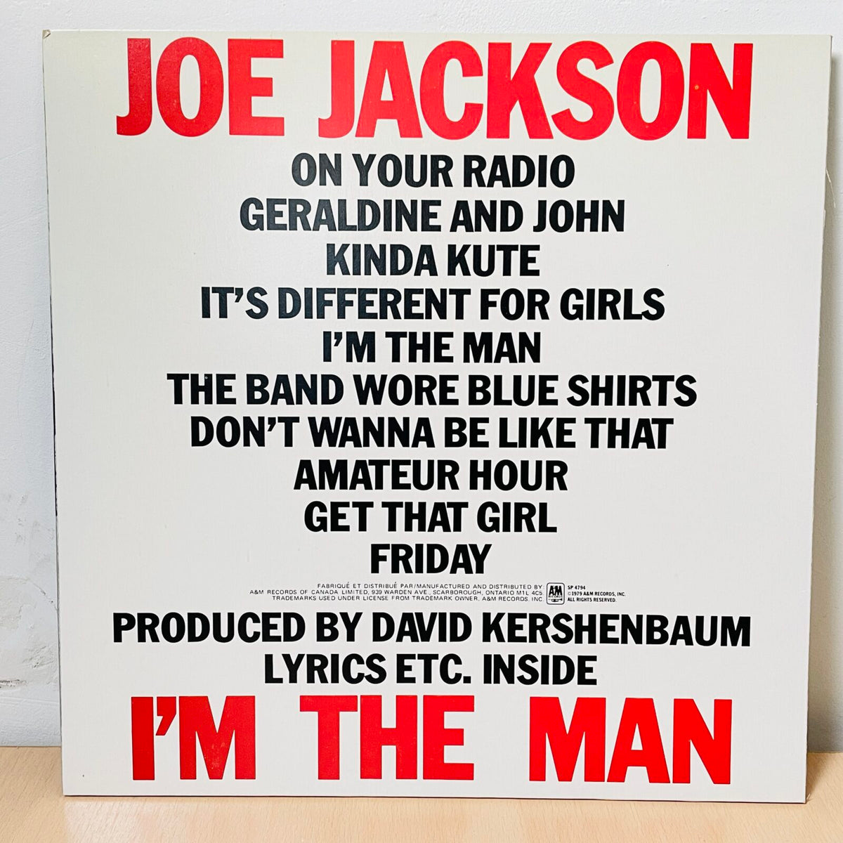 Joe Jackson - I'm The Man