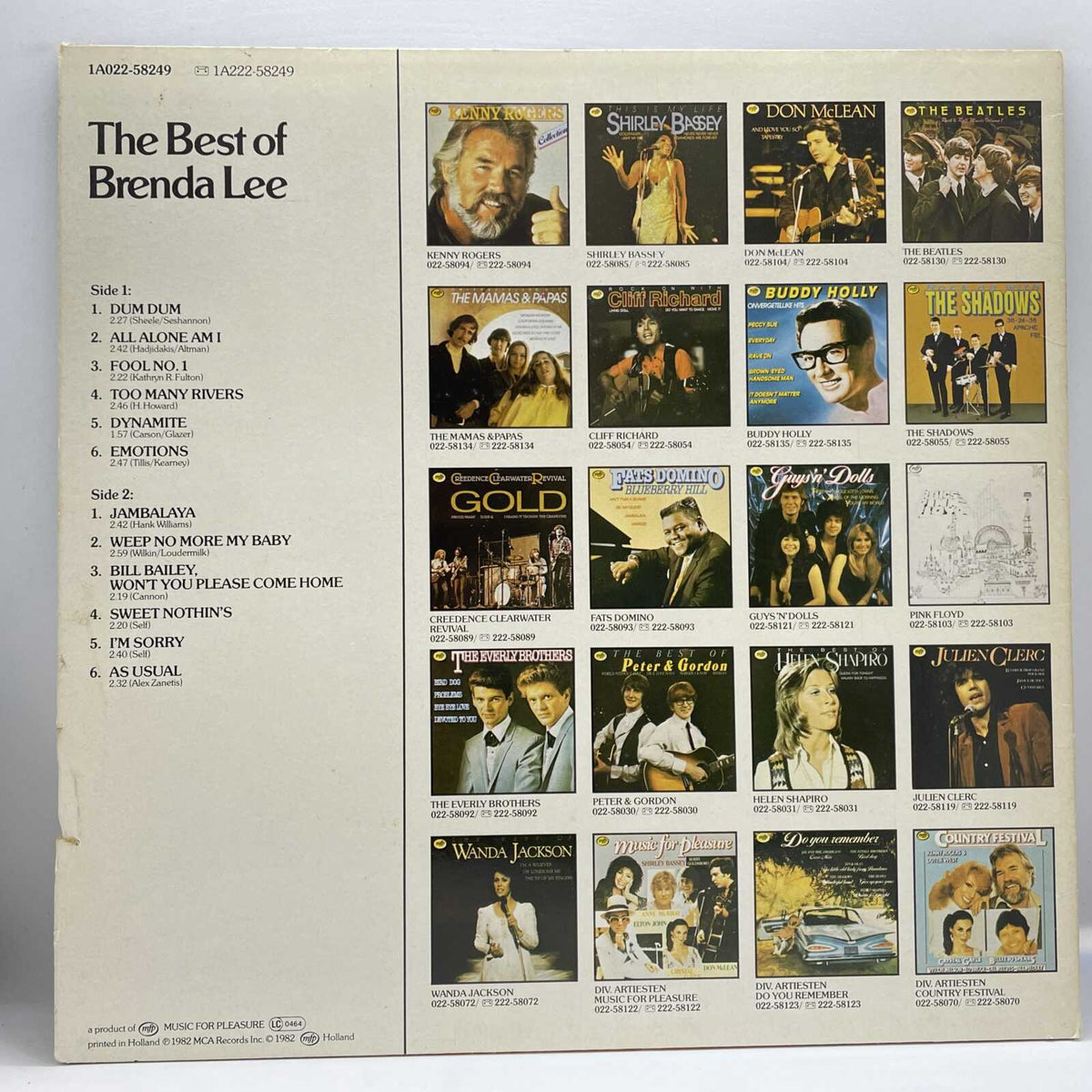 Brenda Lee - The Best Of Brenda Lee