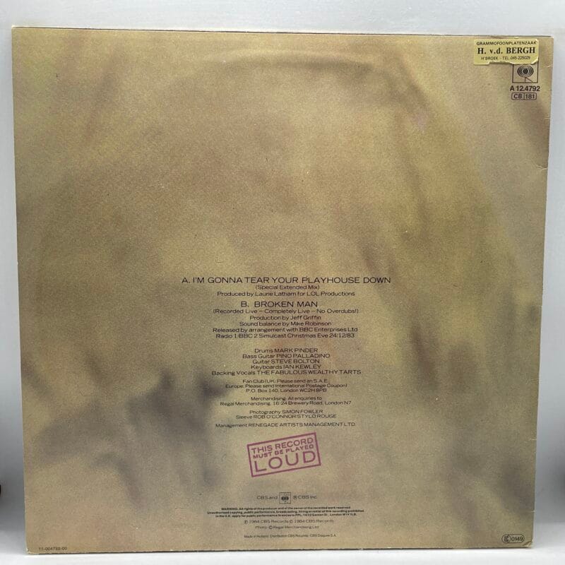 Paul Young - I'm Gonna Tear Your Playhouse Down
