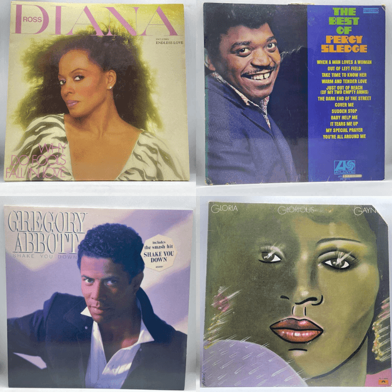 Romantische Soul LP Pakket – 4 elpees goedkoop geprijsd