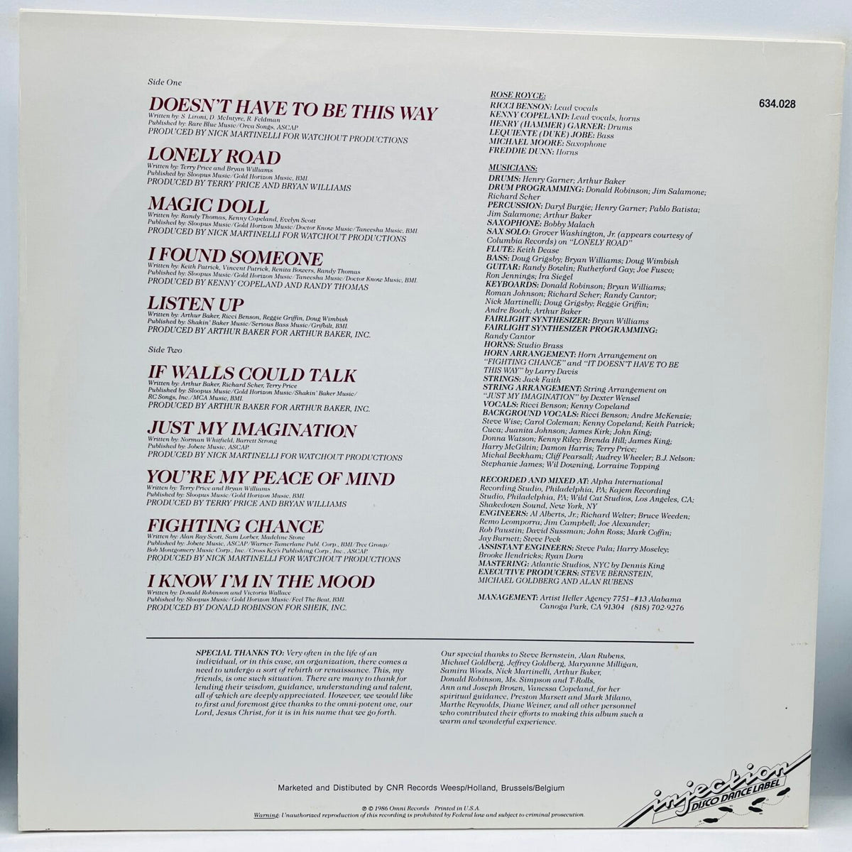 Rose Royce - Fresh Cut