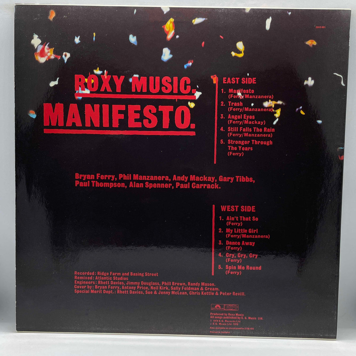 Roxy Music - Manifesto