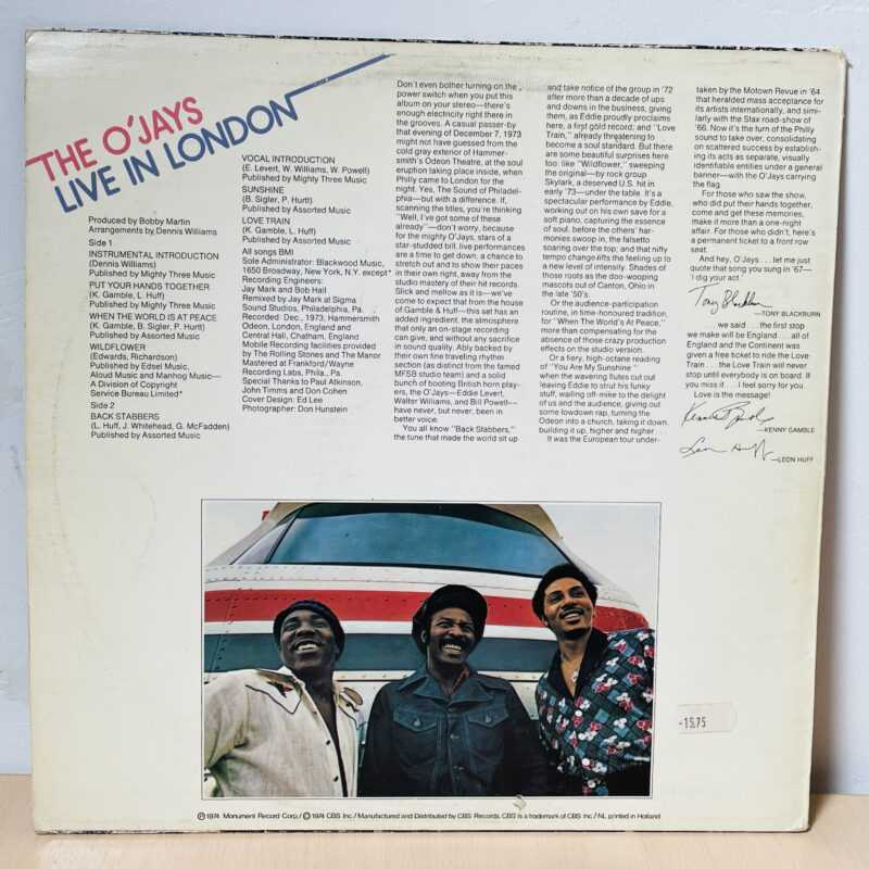 The O'Jays - The O'Jays Live In London