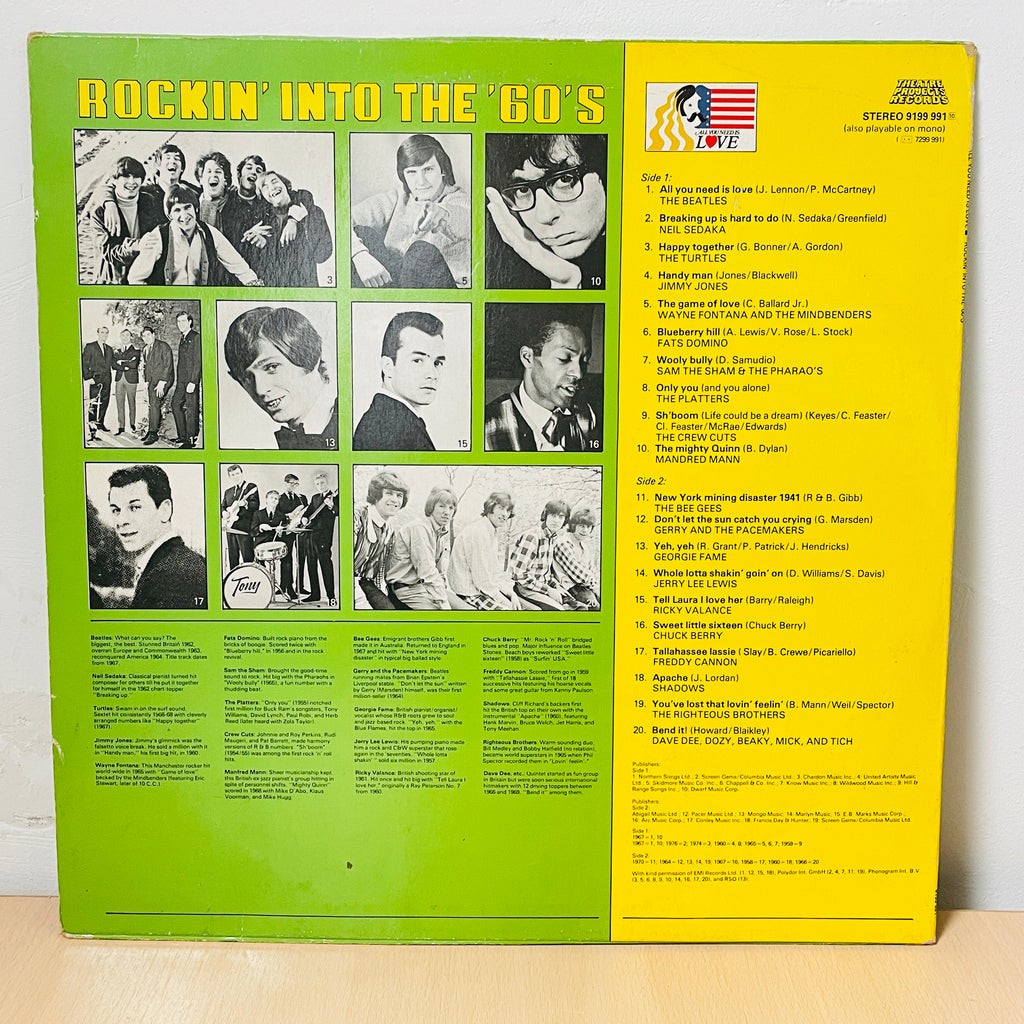 Various - All You Need Is Love: Rockin' Into The '60's
