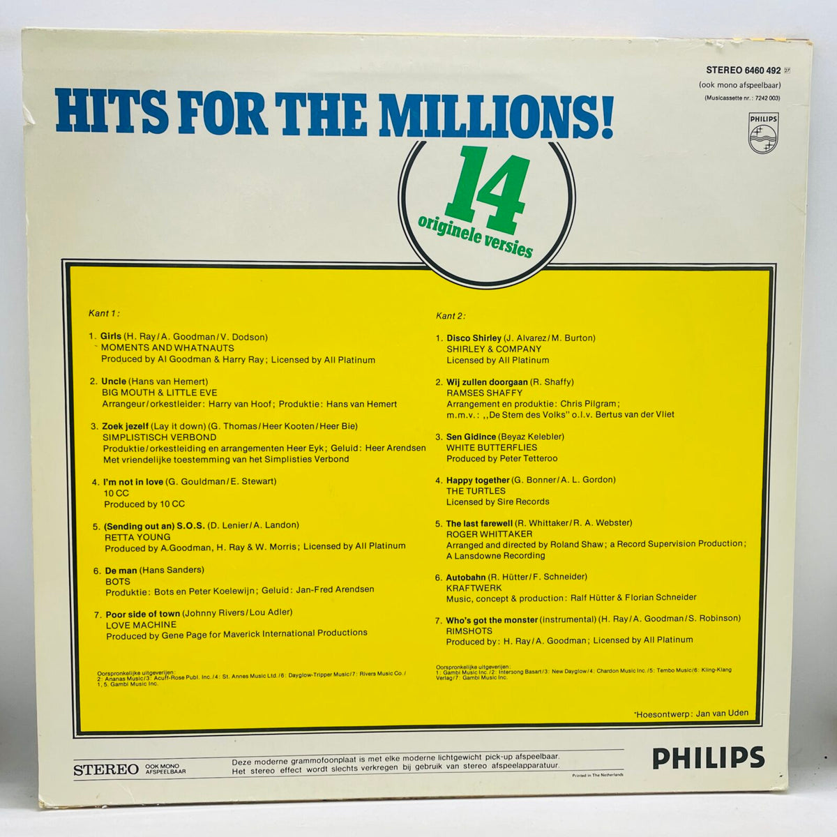 Various - Hits For The Millions!