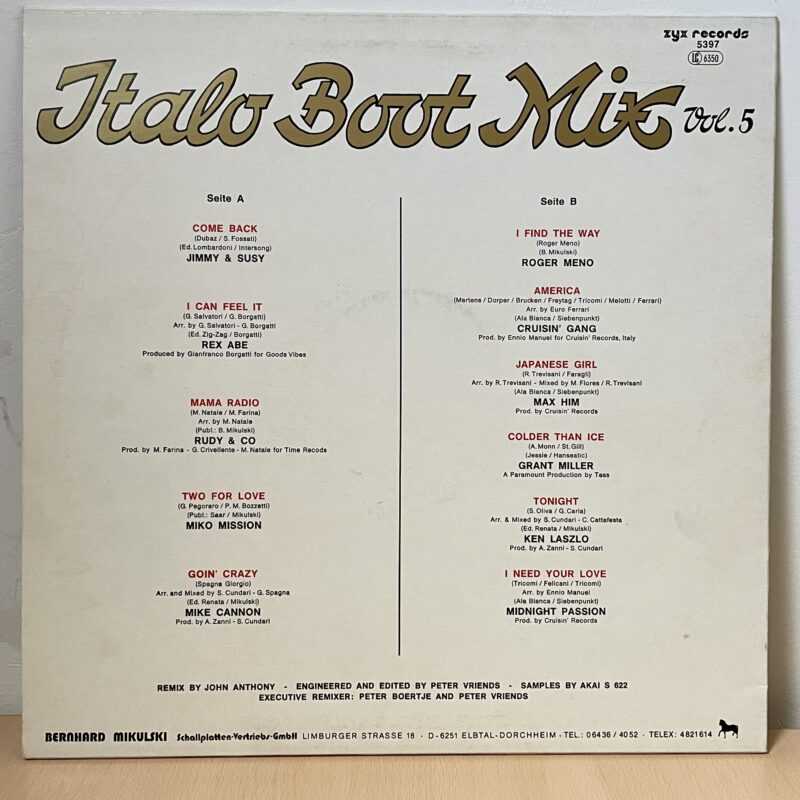 Various - Italo Boot Mix Vol. 5