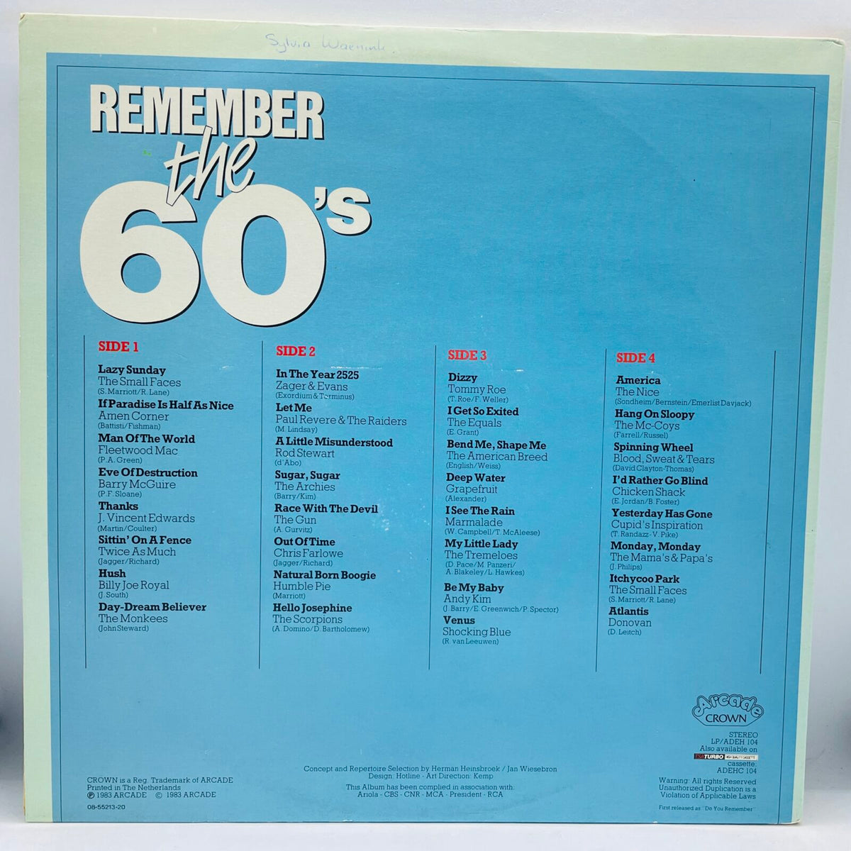 Various - Remember The 60's (Volume 2)