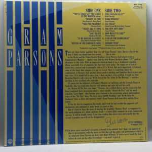 Gram Parsons-Gram Parsons (LP back cover)