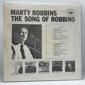 Marty Robbins-The Song Of Robbins (LP back cover)