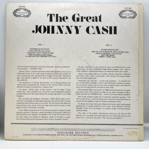 Johnny Cash-The Great Johnny Cash (LP back cover)