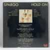 Spargo-Hold On (LP back cover)