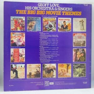 His Orchestra & Singers-The Big Big Movie Themes (LP front cover)