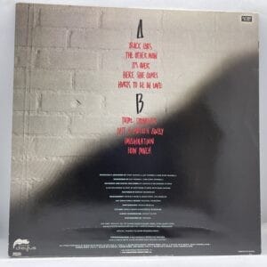 Gino Vannelli-Black Cars (LP back cover)