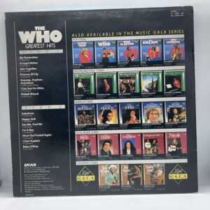 The Who-Greatest Hits (LP back cover)