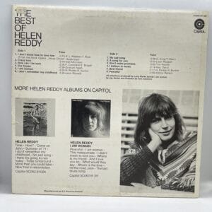 Helen Reddy-The Best Of Helen Reddy (LP back cover)