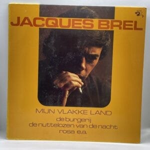 Jacques Brel-Mijn Vlakke Land (LP front cover)