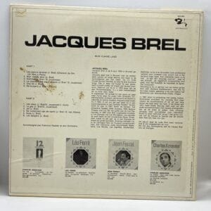 Jacques Brel-Mijn Vlakke Land (LP back cover)