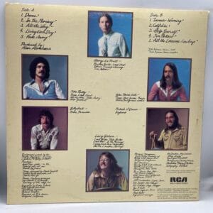 Pure Prairie League-Dance (LP back cover)