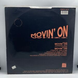 Whizz-Movin' On (LP back cover)