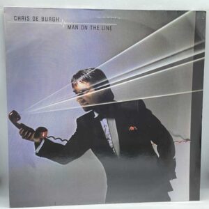 Chris De Burgh-Man On The Line (LP front cover)