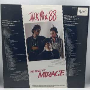 Mirage-Jack Mix 88 – The Best Of Mirage – 88 Non Stop Hits (LP back cover) Mirage-Jack Mix 88 - The Best Of Mirage - 88 Non Stop Hits (LP back cover)