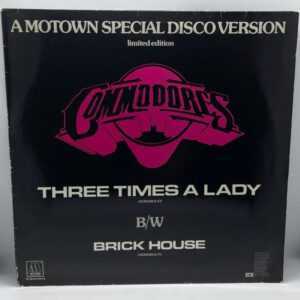 Commodores-Three Times A Lady / Brick House (LP front cover)