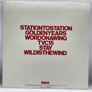 David Bowie-Station To Station (LP back cover) David Bowie-Station To Station (LP back cover)