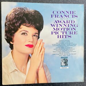 Connie Francis-Sings Award Winning Motion Picture Hits (LP front cover)