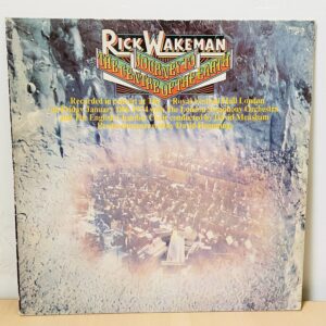 Rick Wakeman-Journey To The Centre Of The Earth (LP front cover)